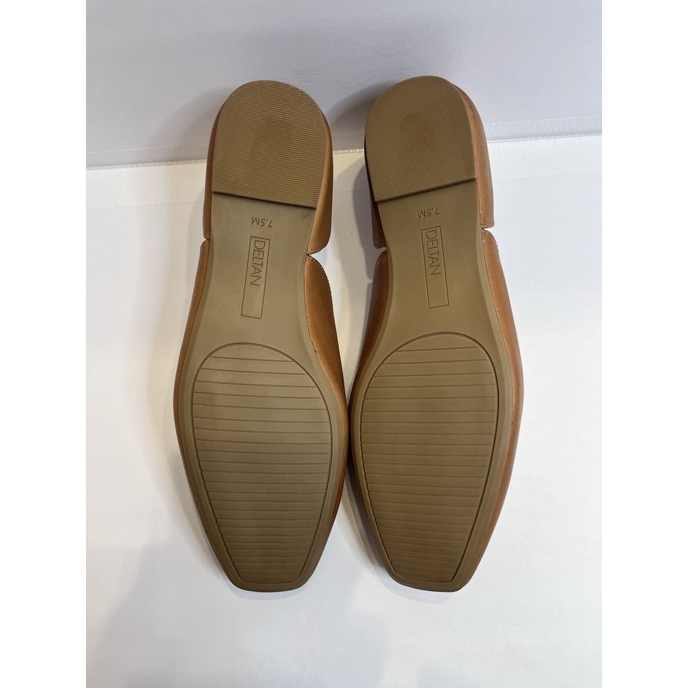 Deltan Harper Flat Loafers Tan Slip On Shoes Women's Size 7.5 M NEW - Picture 4 of 4